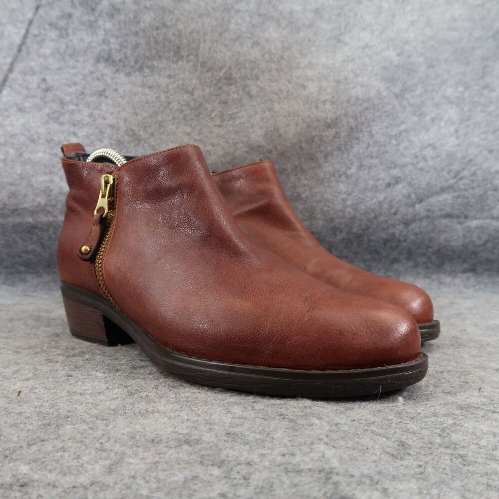 Eric Michael Shoes Women 36 Bootie London Ankle Boot Leather Fashion Classic Zip